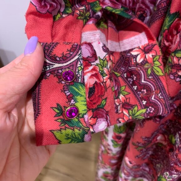 Bohemian Long Sleeve Dress - Picture 8 of 10